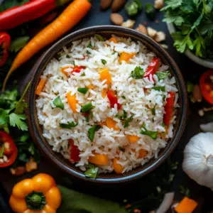 receta de arroz con verduras