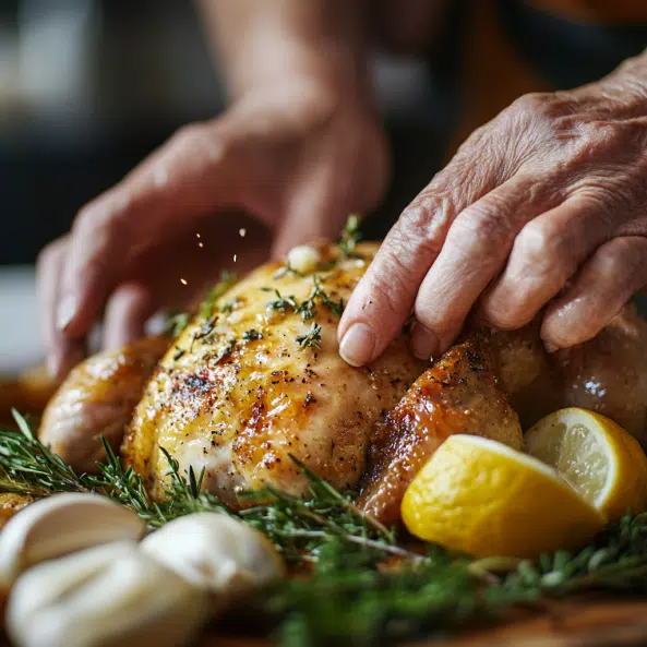 pollo al horno receta de la abuela