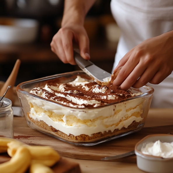 receta tiramisú fácil