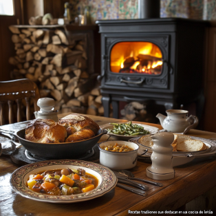 Cocina de leña